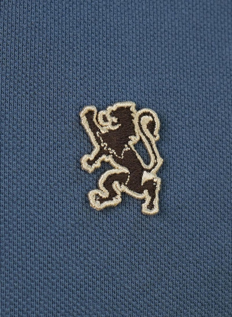 GIORDANO Men's Performance Polo: Classic Piqué, Tipped Collar, Embroidered Detail - Image 4